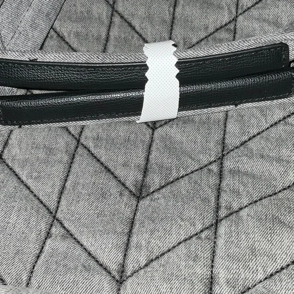 NWT Karl Lagerfeld Amour Denim Quilted Tote Bag 13.5 x 6 x 14 - Picture 11 of 15